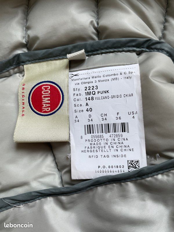 Doudoune femme - Colmar - Gris taille XS (image 5)