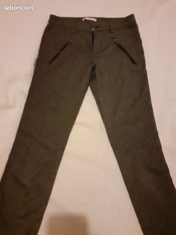 Pantalon gris ikks (image 1)