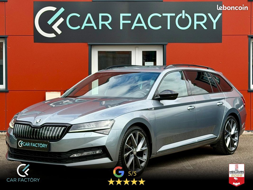 SKODA SUPERB Sportline TSI PHEV Hyrbide recharg 218 DSG 1ère Main Attelage Caméra Kessy GPS (image 1)
