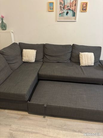 Canapé convertible avec coffre de rangement Inversa