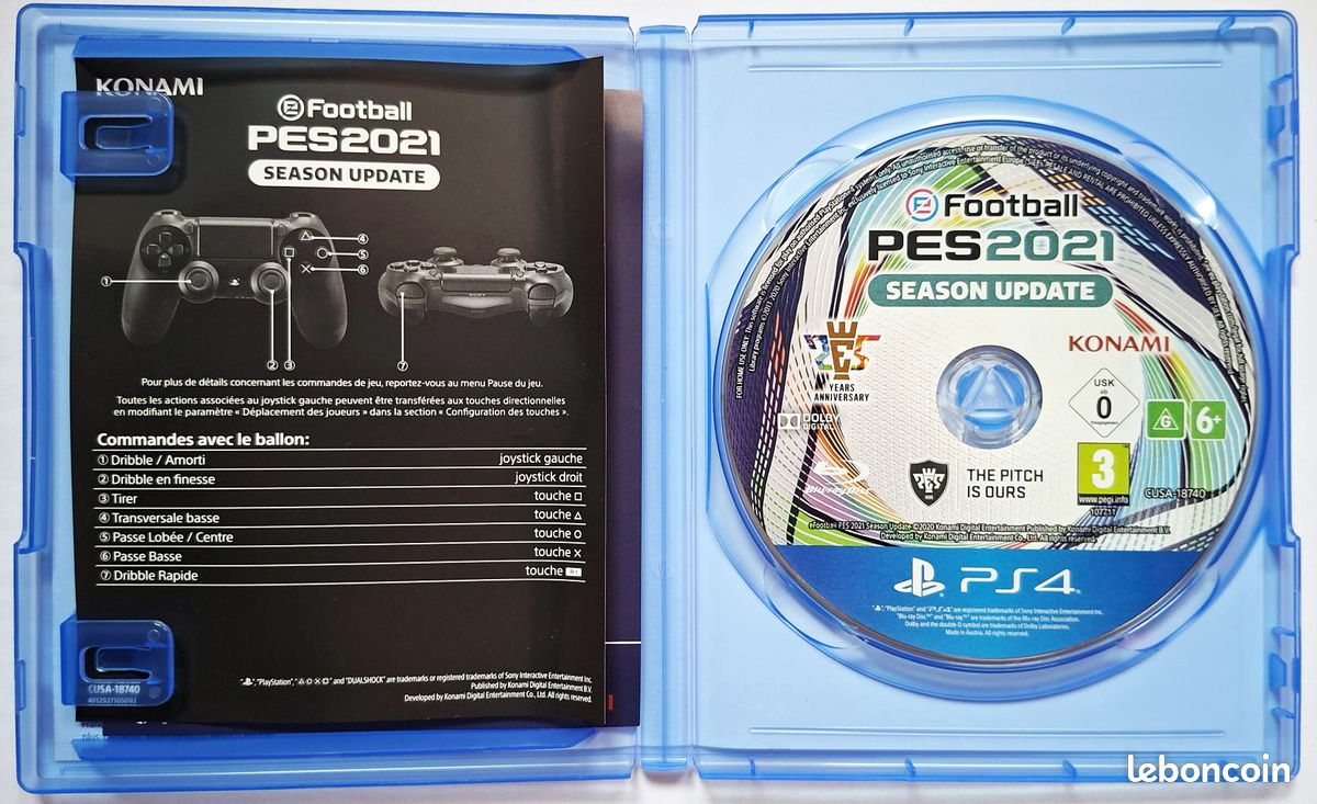EFootbal PES 2021 (Season Update) (PS4) (Rare) (image 3)