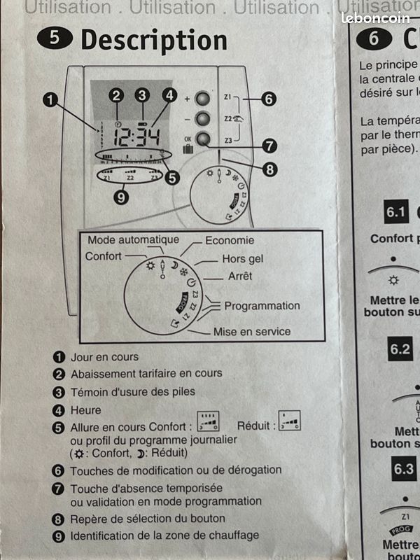 User Manual Delta Dore Tybox 117 (English - 2 Pages