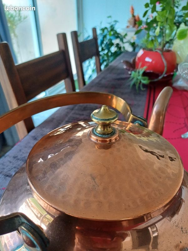Bouilloire en cuivre vintage (image 3)