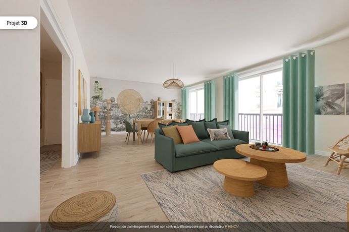 Appartement 5 pièce(s) 131 m²à vendre Paris-7e-arrondissement