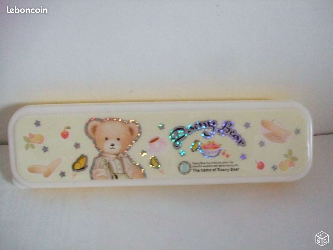 Joli Boîtier Plumier Ourson Décoration Gourmand (image 1)