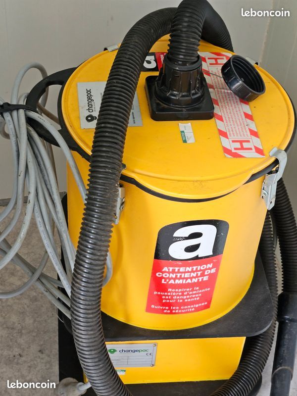 Aspirateur Amiante VH15 Changepac + filtre THE Changepac sans changement de Sac, 15L, 1200W (image 3)