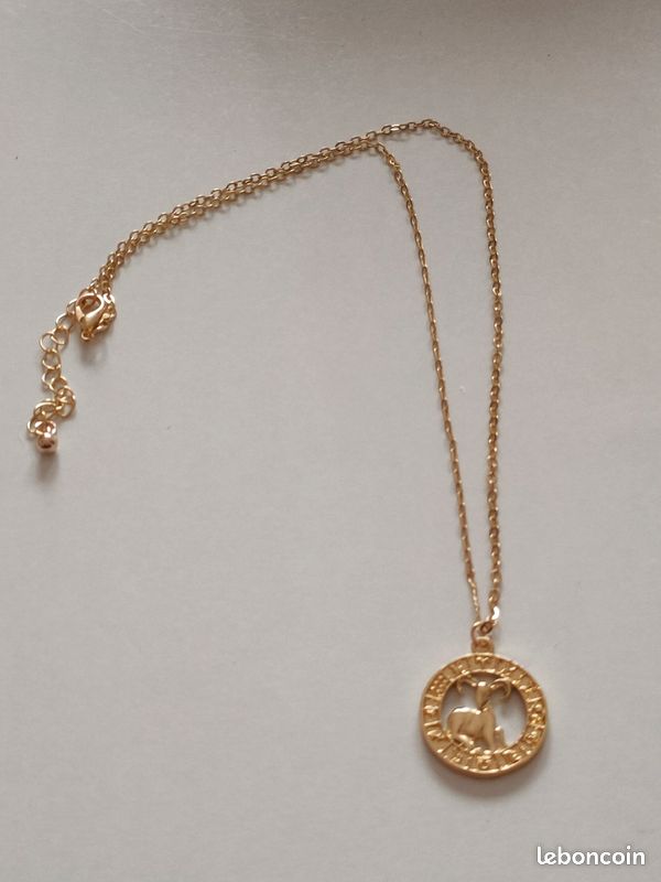 Collier avec pendentif signe astrologique ♈ Bélier (image 1)