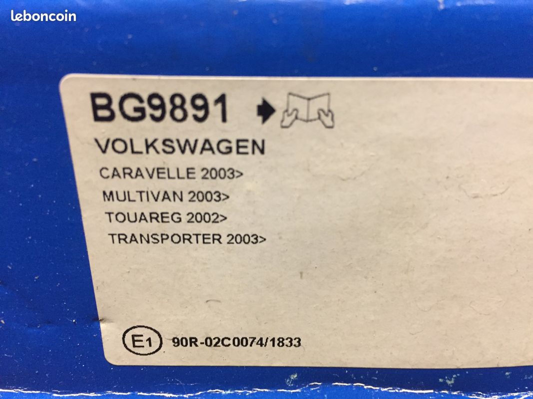 1 disque de frein Vw Transporter, Caravelle, Multivan , Touareg (image 1)