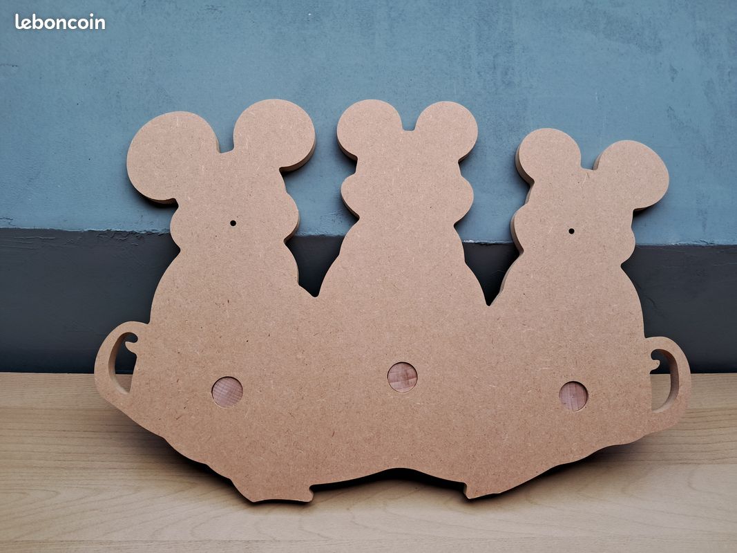 Porte manteau souris à décorer (image 2)