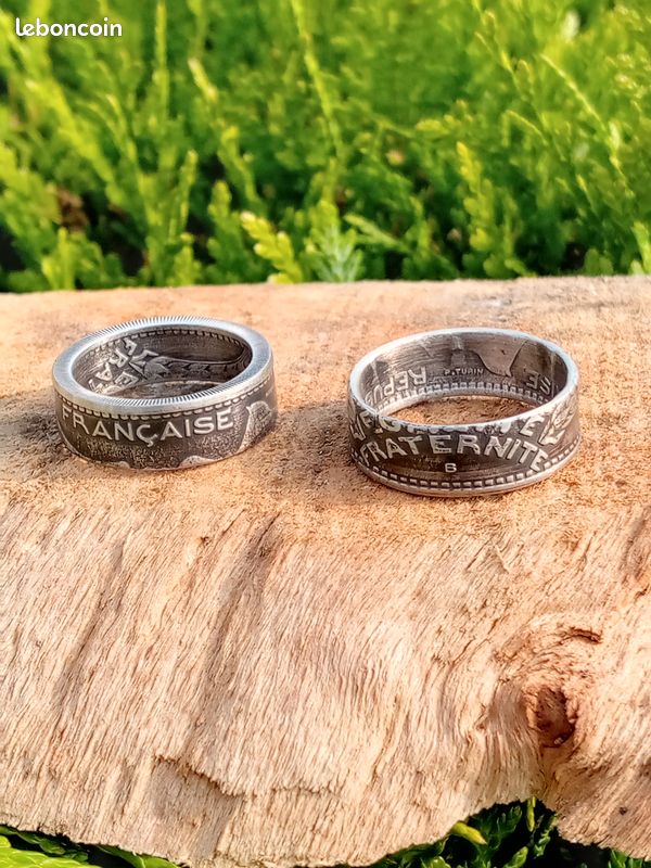 Bague pièce de monnaie 10 francs Montres Bijoux