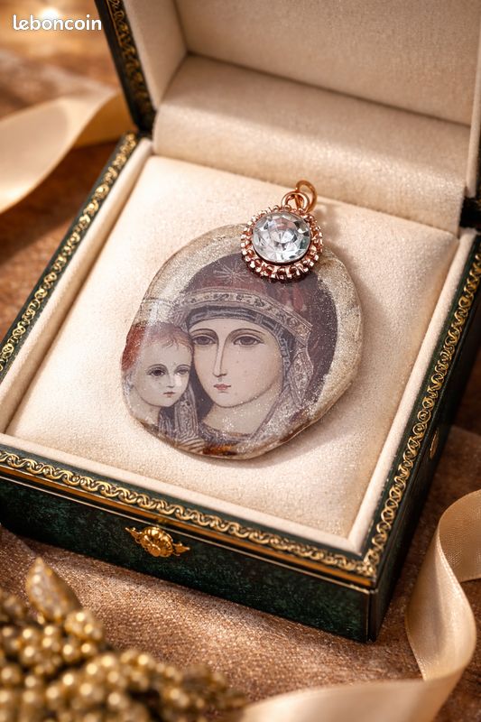 Pendentif Croisé En Diamant Pavé 925 Argent Bijoux Religieux Style