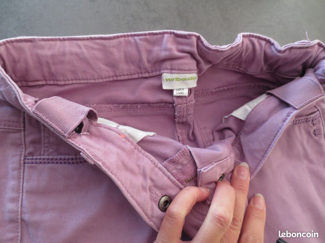 Pantalon vertbaudet parme 12 ans metiss85 (image 4)