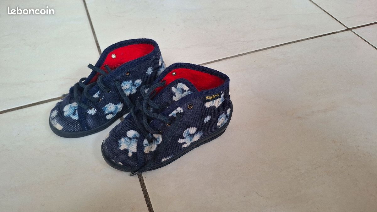 Chaussons bébé marche Bellamy T25 Chaussures