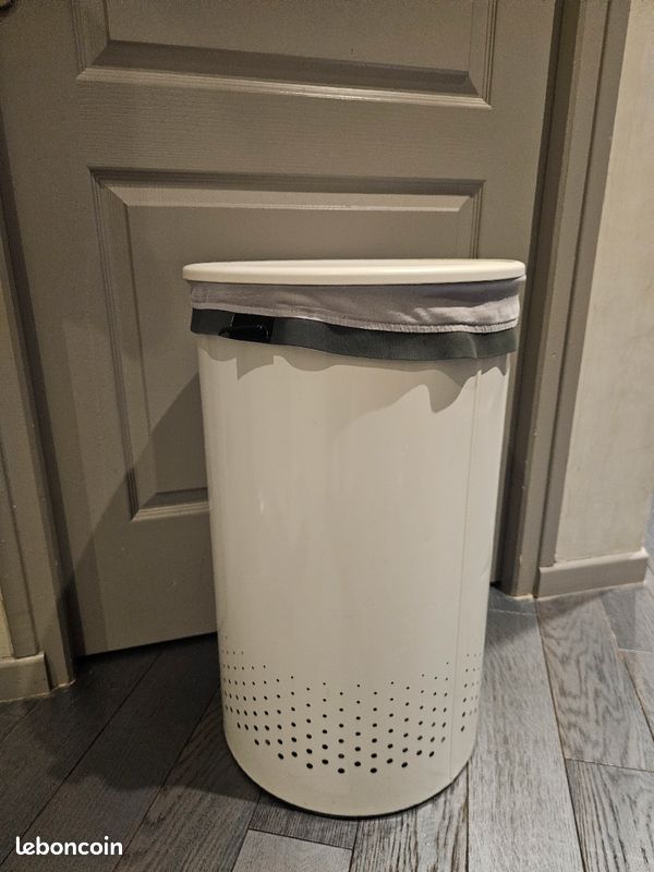 Panier à linge brabantia avec couvercle (image 1)