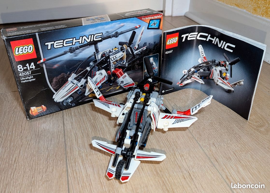 Lego Technic 42057 2en1 - L'hélicoptère ultra-léger (image 1)