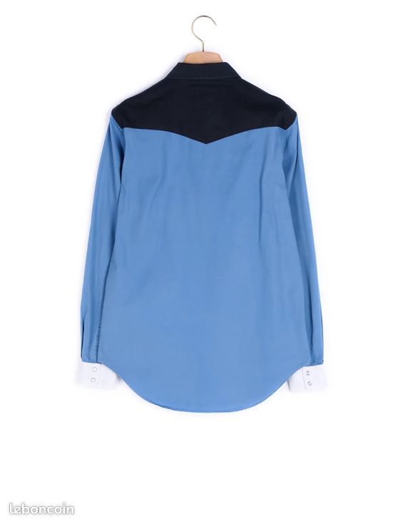 Chemise Western SCI PPIS Cowra – Toile, Taille S/M, Neuve, Style Ranch Décontracté