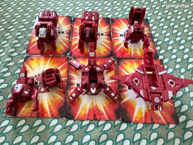 Bakugan Maxus Dragonoid (6/7) + 6 Bakugan bonus + cartes – boîte officielle - Jeux & Jouets