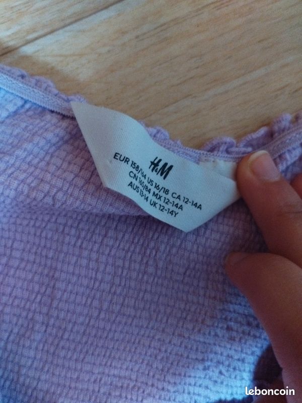 T-shirt manches longues viole pâle (image 4)