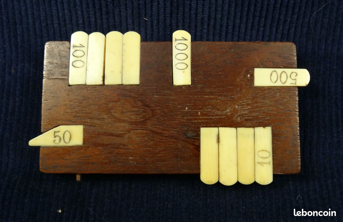 Compteur De Points Et Moyenne Chevillotte Pour Billard Français – Parfait état De Marche