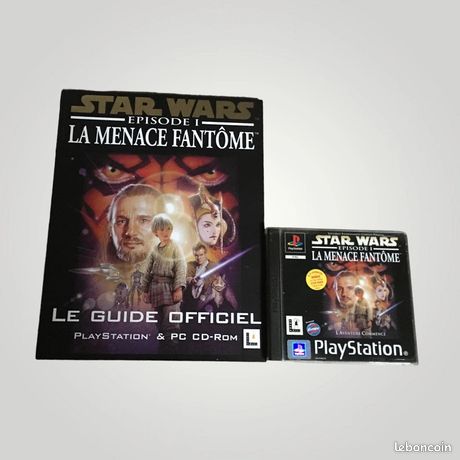 Jeu Vidéo Star Wars Episode 1 - La Menace Fantôme Pour PlayStation 1 (PS1) - Version Française, état Correct