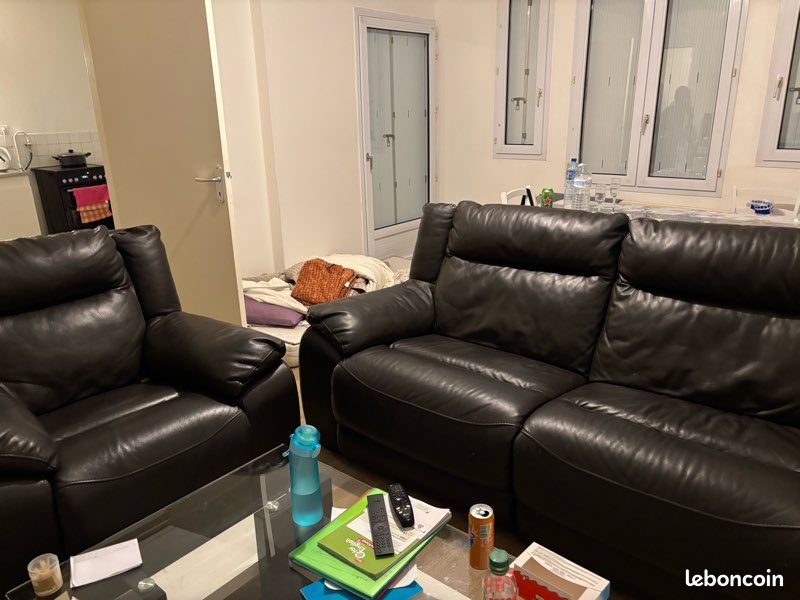 Canapé et fauteuil électrique en cuir (image 5)