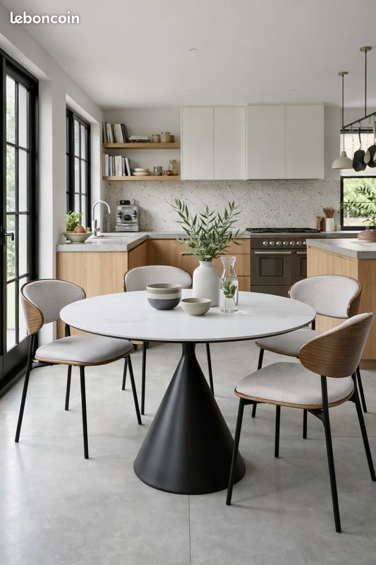 Table ronde design 120 cm – Élégance au quotidien – 149 (image 6)