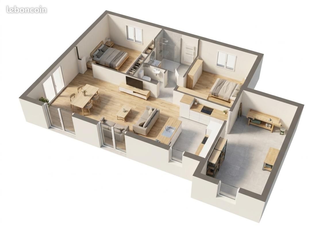 Maison 3 pièces 70 m² · à Daoulas · 70 m² · 252 722 €