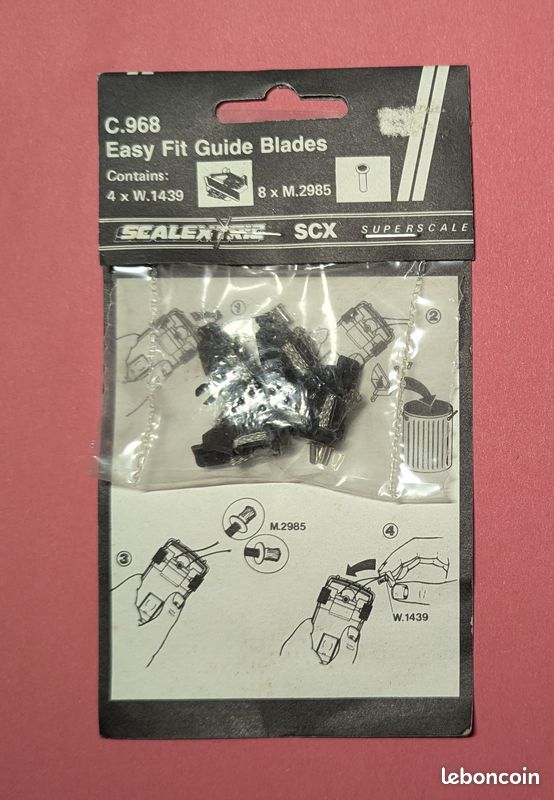 Scalextric 50 Eyelets – For Early & Later Easyfit Car Guide Blades, UK Made