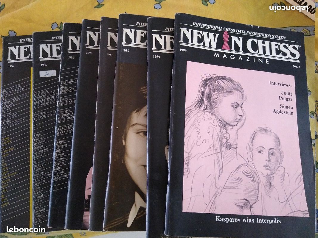 Lot de 8 New in Chess Magazine (image 1)