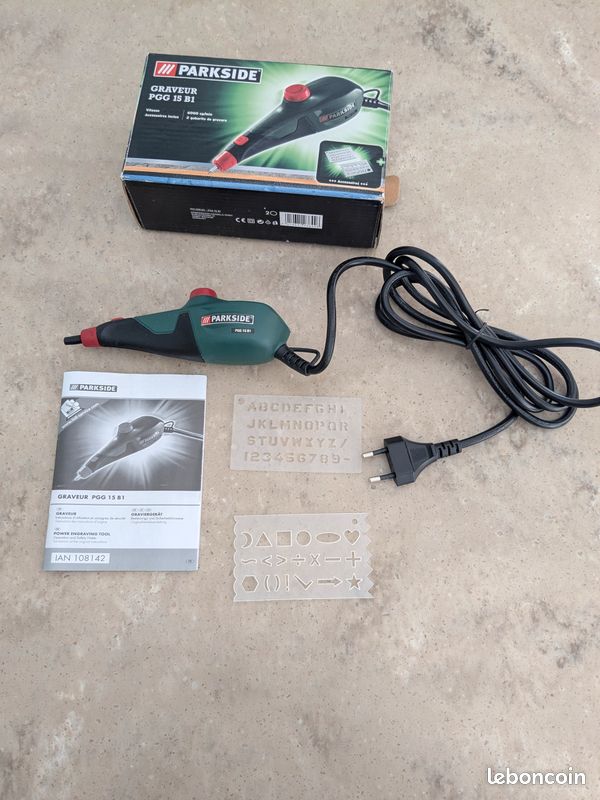 Graveur neuf "Parkside PGG 15 B 1"pour bricolage (image 1)