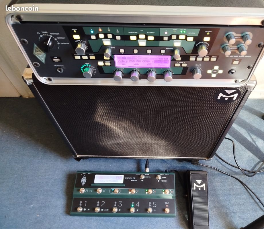Kemper Power Rack + Remote control + Pédale d'expression Mission Engineering + Rack, sac de transport et câble de 7m pour le pédalier (image 1)