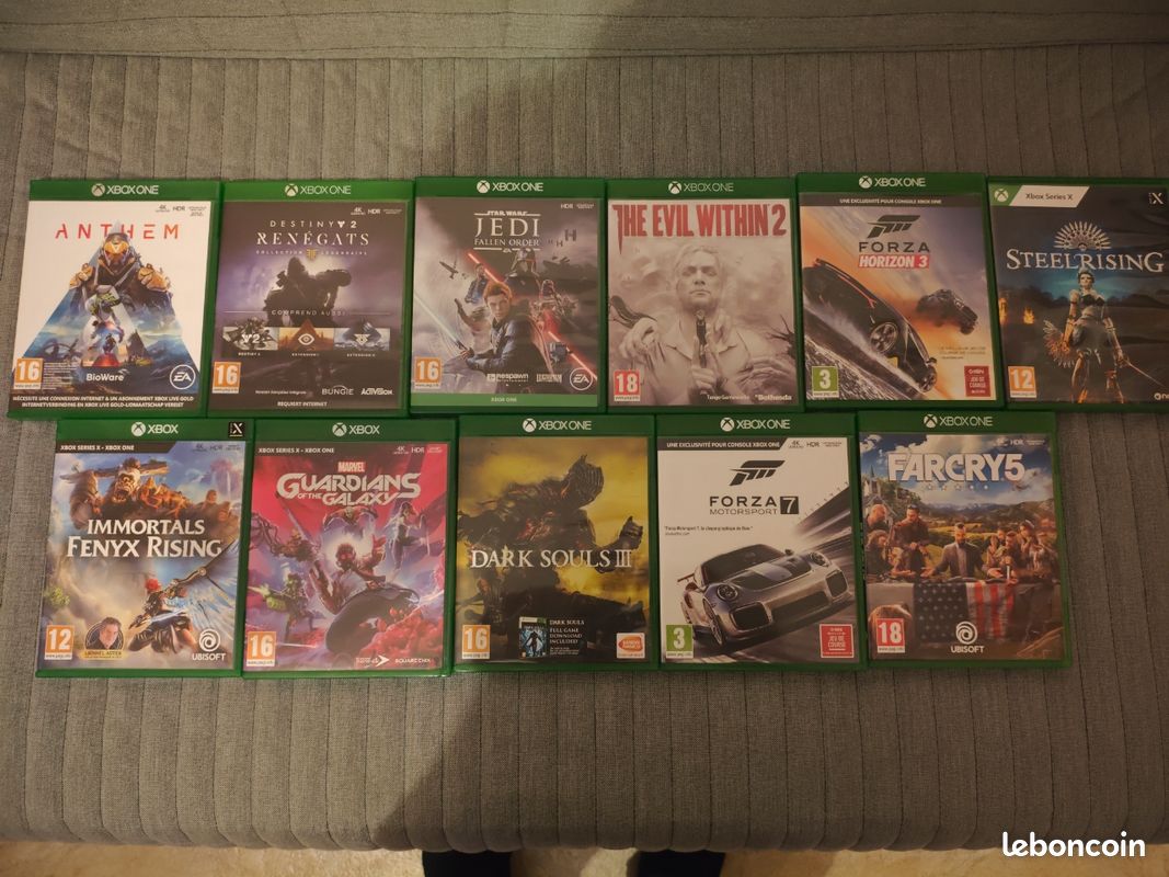 Lot De 6 Jeux Xbox Collector - Genre Guerre, Bon état, Boîtes Incluses
