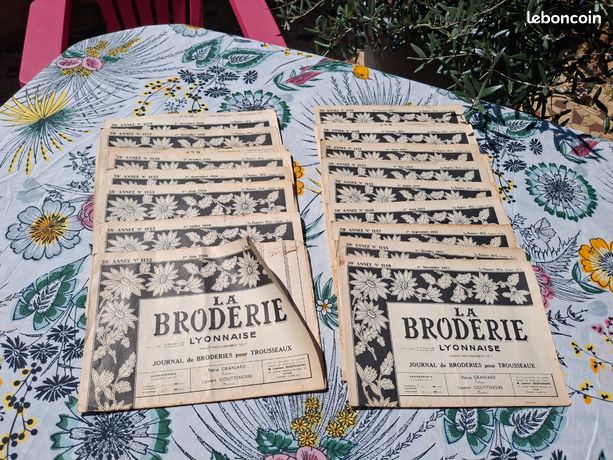 Revue Ancienne 'La Broderie Lyonnaise' N°1077 - Datée Du 1er Novembre 1951, Occasion