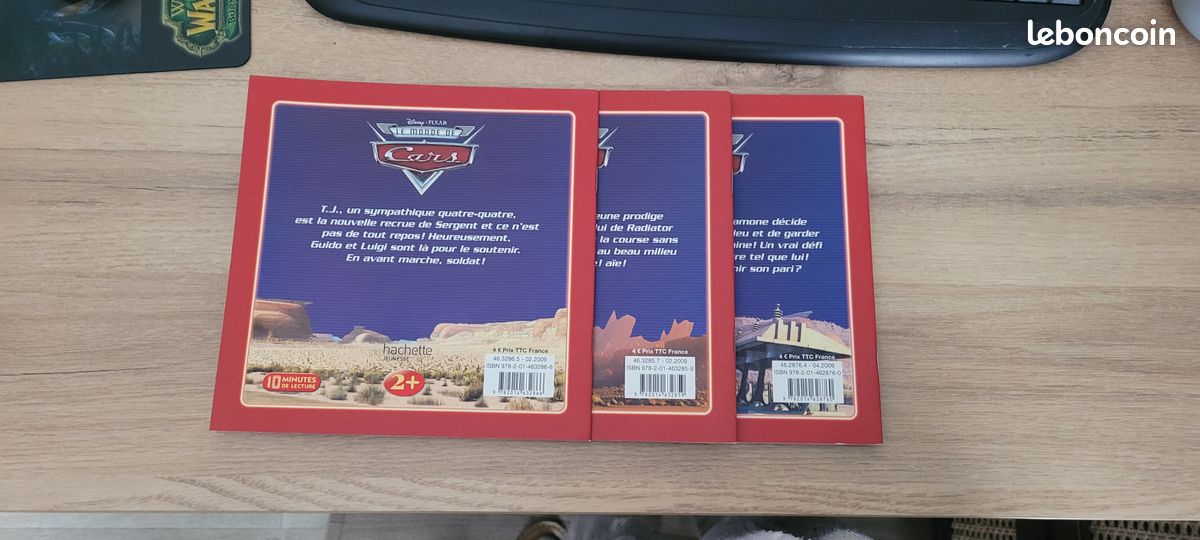 4 livres Cars Disney Pixars (image 3)