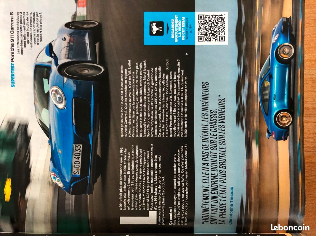 Hors série Sport Auto spécial Porsche 911 (image 3)