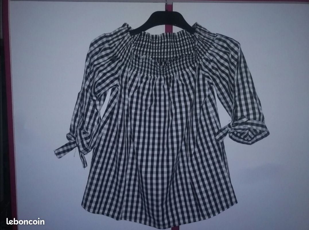 Blouse à carreau (image 1)