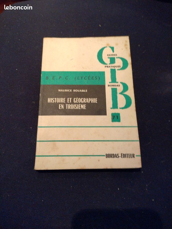 BEPC histoire et géographie en 3e (image 1)