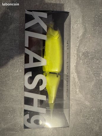 Leurres de pêche DRT KLASH9 Hi Float couleur DRT BASS 4 oz Big Swimbait