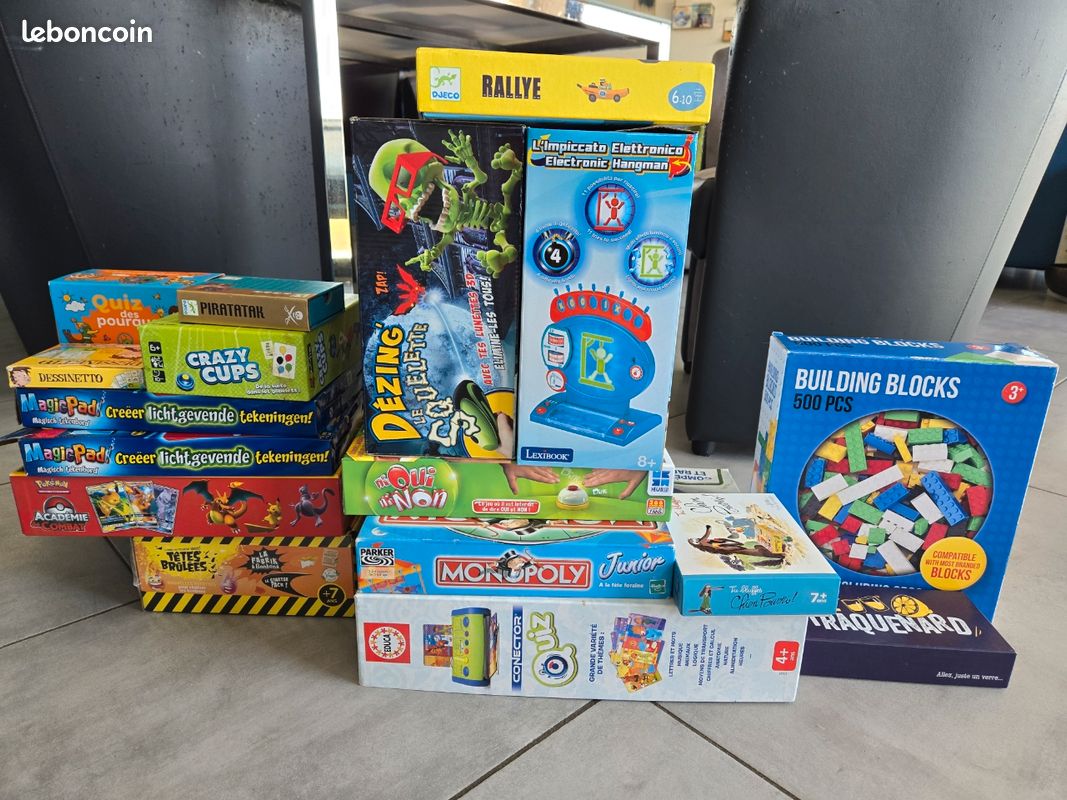 Jeux de société divers de 4 à 17 par lot ou separé (image 1)