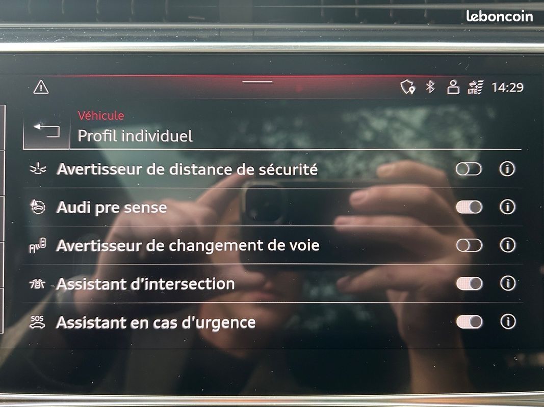 AUDI Q7 Q7 55 TFSI e 380 Tiptronic 8 Quattro Avus Extended/Apple Car Play/Caméra de recul/Caméra 360/Sièg (image 16)
