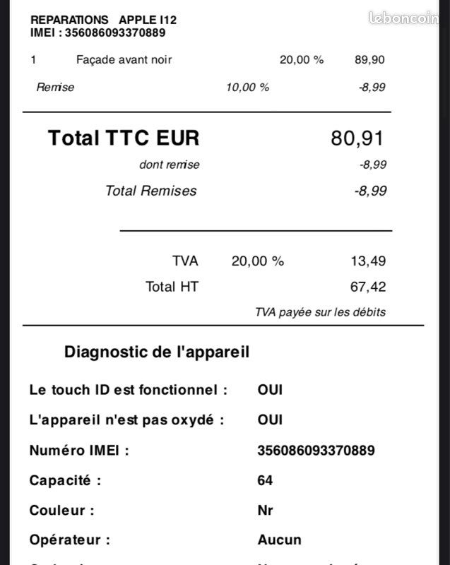 IPhone 8 64Go Gris sidéral (image 2)