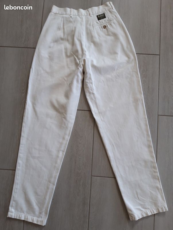 Pantalon Blanc Buffalo fille taille 14 ans (image 2)