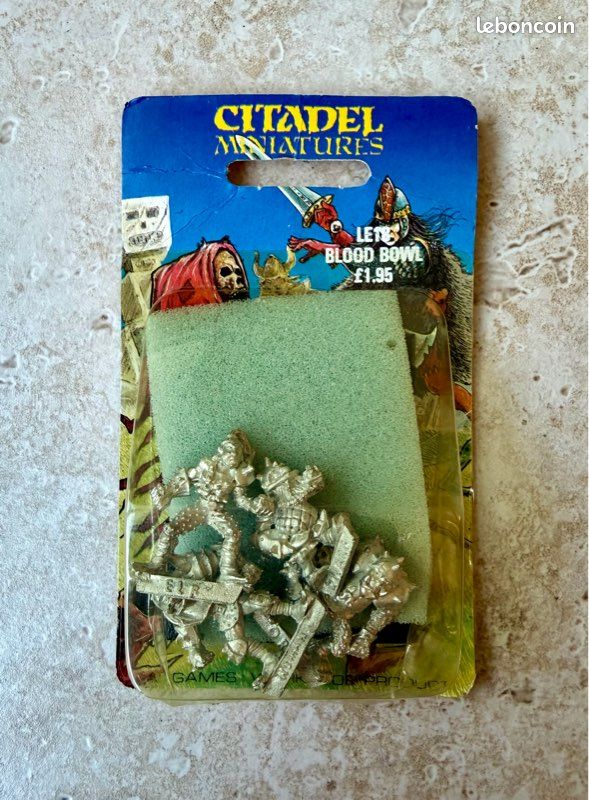 Citadel Miniatures Games Workshop Blood Bowl 1987 LE18 Metal Games Workshop Gw (image 1)