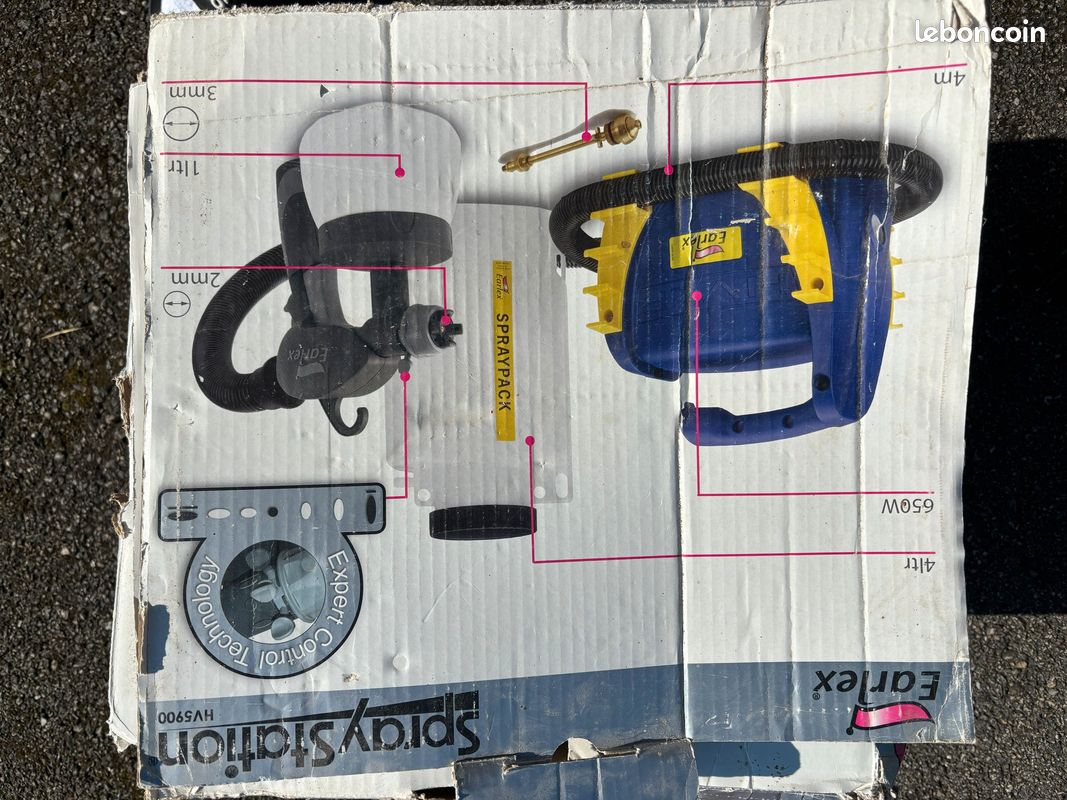 Pistolet peinture earlex expert plus 5900 (image 1)