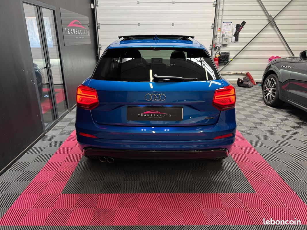 AUDI Q2 40 TFSI 190 S tronic 7 Quattro S Line + CARPLAY + TOIT OUVRANT + AFFICHAGE TETE HAUTE + SIÈGES CHAU (image 4)