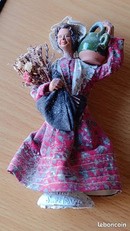 Santon De Provence S. Peirano – 28 Cm, Terre Cuite, Fait Main, France