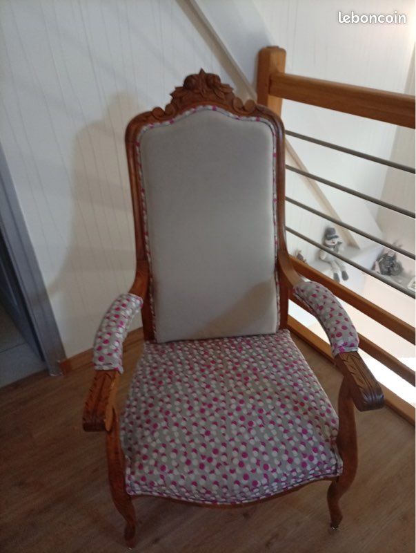 Fauteuil en bois massif (image 5)