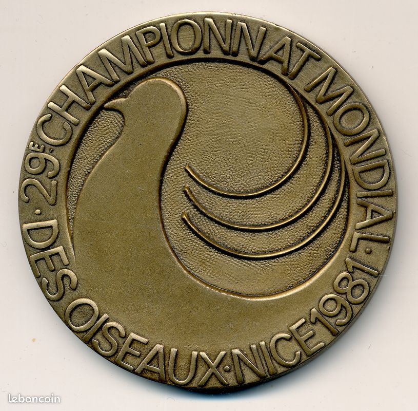 Médaille De Mariage En Bronze 1981 – Monnaie De Paris Par Thurotte – Collection Médailles Françaises XXe