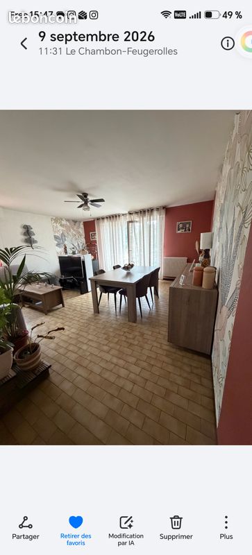 Appartement 3 pièces 75 m² · à Le Chambon-Feugerolles · 75 m² · 79 000 €