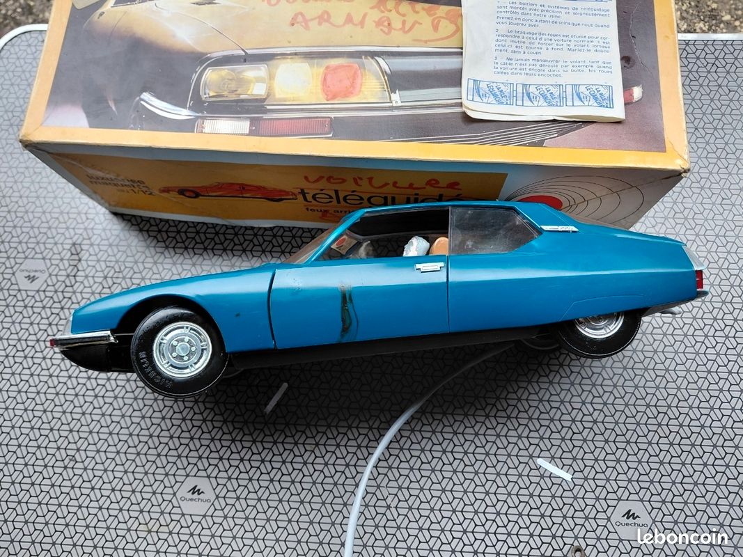 RARE ! Jouets Mont-Blanc Citroën SM 1:12 ? - Carrosserie Bleue - France - Années 70